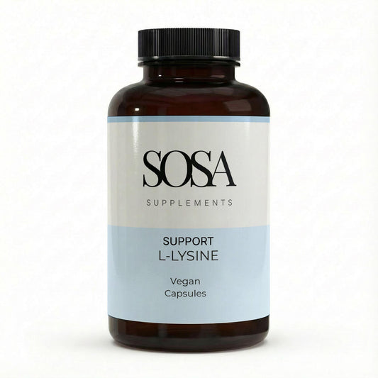 Support L-Lysine supplement capsules