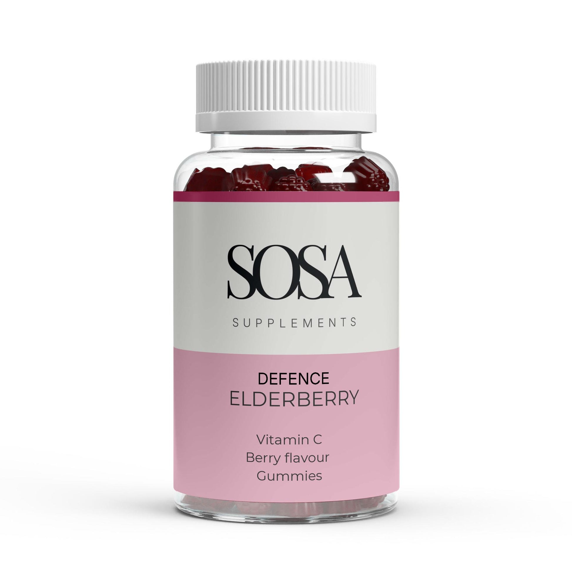 Defence Elderberry, Vitamin C and Zinc gummies