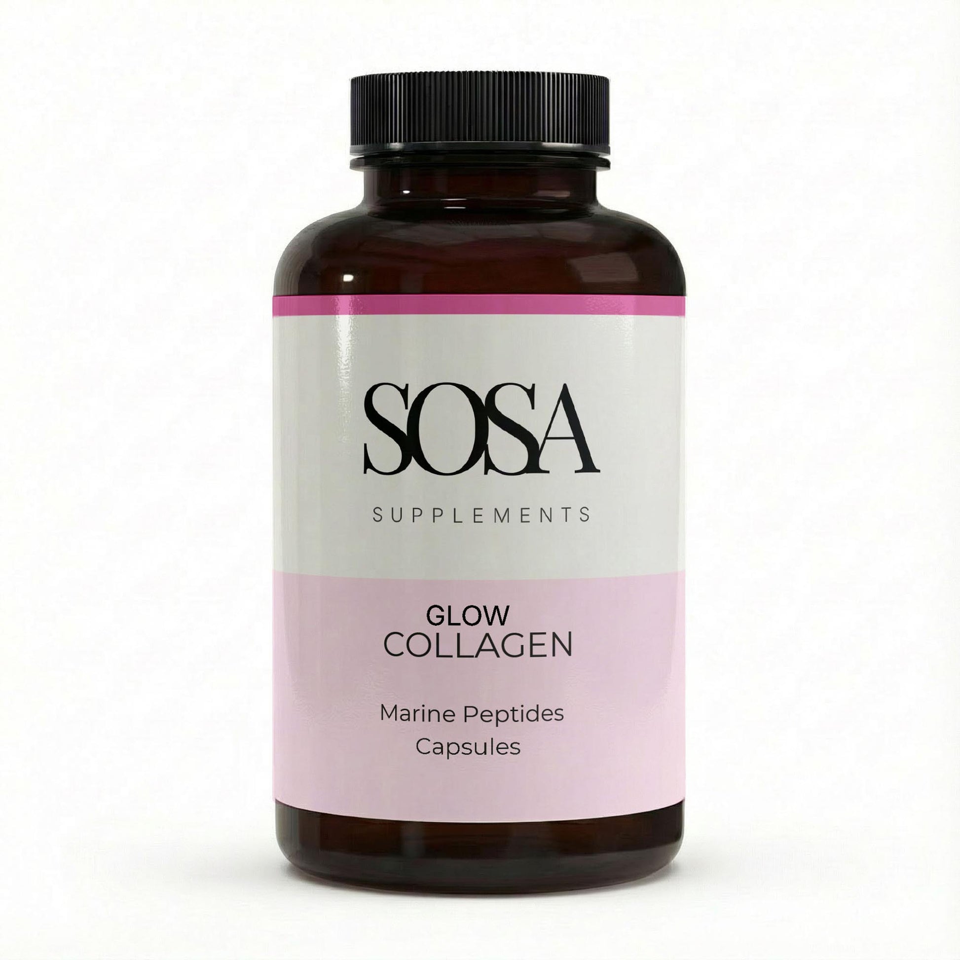 Glow Marine Collagen Peptides supplement capsules