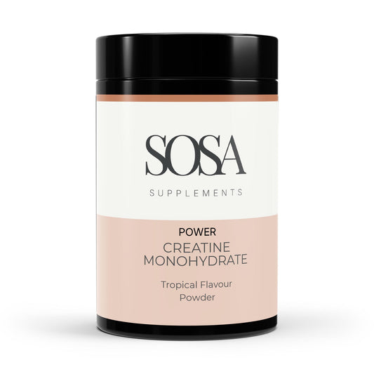 Power Creatine Monohydrate Tropical flavour powder